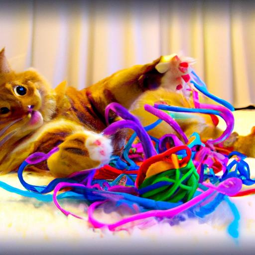 Feline DIY Catnip-Infused Feathered Balls: Engaging Toys for Your Beloved Cat