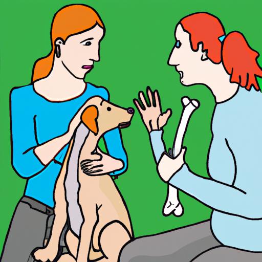 A veterinarian discussing Canine Ulnar Osteotomy with a pet owner