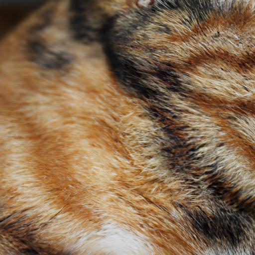 A cat with skin lesions indicative of feline eosinophilic granuloma.