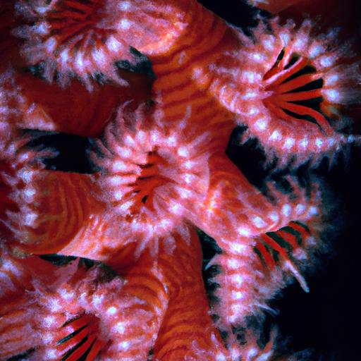 The vibrant pink hues of the bubblegum coral create an otherworldly spectacle in the deep sea.