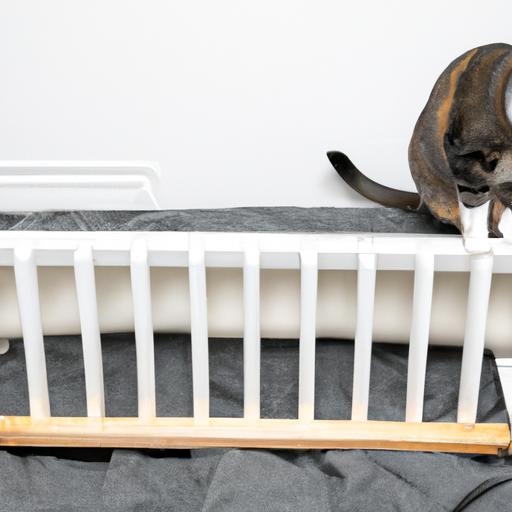 Step-by-step instructions for creating a cozy radiator bed for your cat.