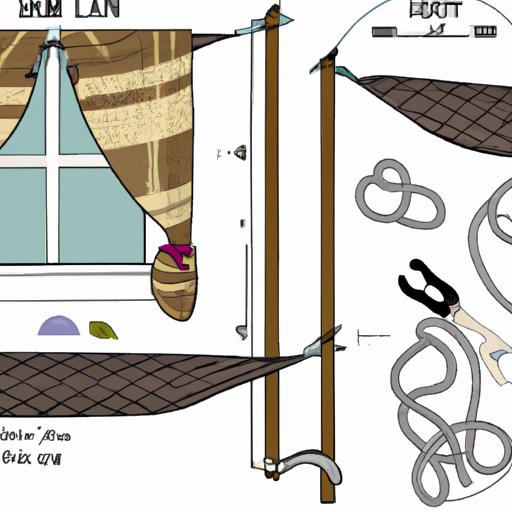 DIY feline window hammock construction process