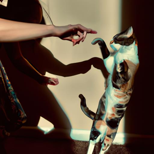 Experience the joy of dancing in perfect harmony with your feline companion.