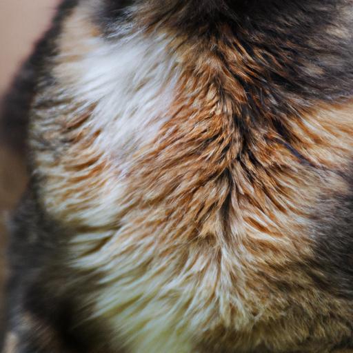 A cat with feline psychogenic alopecia showing patchy hair loss on its abdomen and inner thighs.
