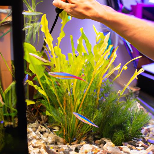 Setting up a freshwater planted rainbowfish tank