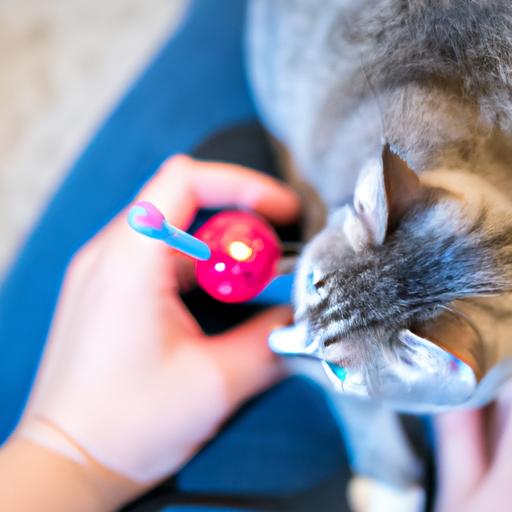 Engage your cat's hunting instincts with interactive teaser wand toys.