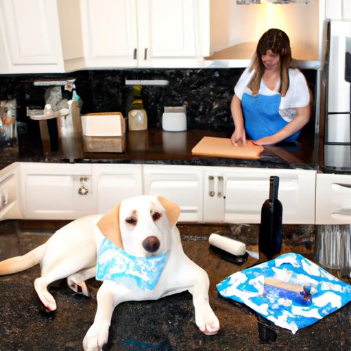 Managing Canine Counter Surfing during Cooking