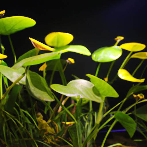 Nymphoides Aquatica (Banana Plant) adds a burst of color and beauty to any aquarium.