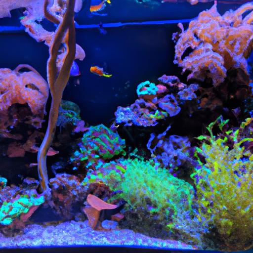 A captivating reef tank exemplifying the key elements of aesthetics
