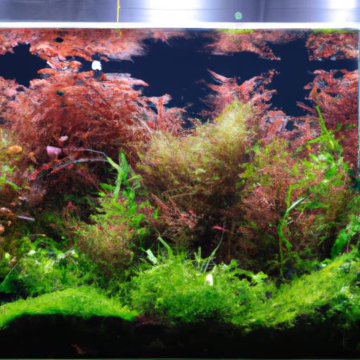 Rotala Indica flourishing in an aquarium with the perfect environment.