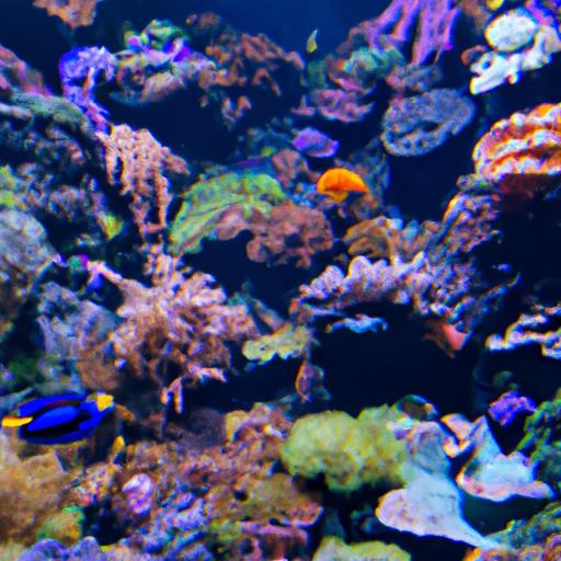 A vibrant reef aquarium ecosystem is essential for the health and beauty of marine life.